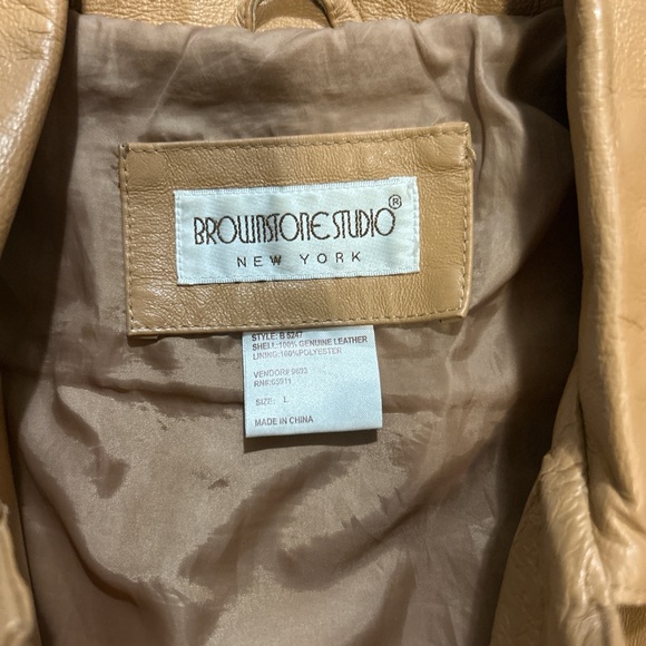 Vintage Brownstone Studios Leather Jacket. - Picture 2 of 4